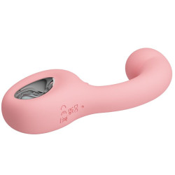 PRETTY LOVE - ERYNNYES G-SPOT VIBRATOR + KLITORIS-STIMULATOR 10 VIBRATIONEN ROSA