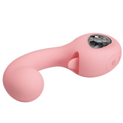 PRETTY LOVE - ERYNNYES G-SPOT VIBRATOR + KLITORIS-STIMULATOR 10 VIBRATIONEN ROSA