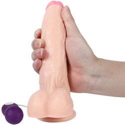 SHEQU - HOLY DRAGON VIBRATORDILDO MIT FERNBEDIENUNG 20,5 CM