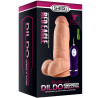SHEQU - RED EAGLE VIBRATORDILDO MIT FERNBEDIENUNG 17 CM