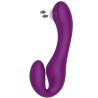 XOCOON - 2 IN 1 STRAPLESS STRAP-ON VIBRATOR MIT FERNBEDIENUNG LILA