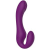 XOCOON - 2 IN 1 STRAPLESS STRAP-ON VIBRATOR MIT FERNBEDIENUNG LILA