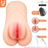 INTENSE DEEP TOUCH - KRISTA VAGINALMASTURBATOR MIT SAUG-, VIBRATIONS- UND STIMMEFFEKT 1,2 KG