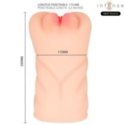 INTENSE DEEP TOUCH - KRISTA VAGINALMASTURBATOR MIT SAUG-, VIBRATIONS- UND STIMMEFFEKT 1,2 KG