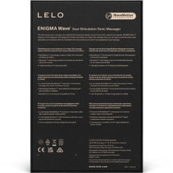 LELO - ENIGMA WAVE DREIFACH-VIBRATIONSMASSAGEGERÄT SCHWARZ