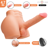INTENSE DEEP TOUCH - RICHIE-TORSO MIT ANUS UND REALISTISCHEM DILDO MIT DRUCK- UND VIBRATIONSMÖGLICHKEITEN, FERNBEDIENUNG, 4,7 KG