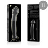 NEBULA SERIES BY IBIZA - MODELL 11 DILDO BOROSILIKATGLAS KLAR 16 CM -O- 3 CM