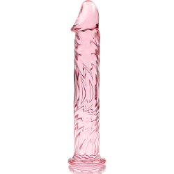 NEBULA SERIES BY IBIZA - MODELL 12 DILDO BOROSILIKATGLAS ROSA 17 CM -O- 3.5 CM