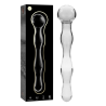 NEBULA SERIES BY IBIZA - MODELL 13 DILDO BOROSILIKATGLAS KLAR 18 CM -O- 3.5 CM