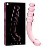 NEBULA SERIES BY IBIZA - MODELL 14 DILDO BOROSILIKATGLAS ROSA 18.5 CM -O- 3 CM