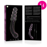 NEBULA SERIES BY IBIZA - MODELL 14 DILDO BOROSILIKATGLAS ROSA 18.5 CM -O- 3 CM