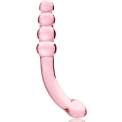 NEBULA SERIES BY IBIZA - MODELL 14 DILDO BOROSILIKATGLAS ROSA 18.5 CM -O- 3 CM