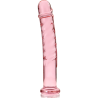 NEBULA SERIES BY IBIZA - MODELL 16 DILDO BOROSILIKATGLAS ROSA 18.5 CM -O- 3 CM