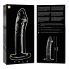 NEBULA SERIES BY IBIZA - MODELL 19 DILDO BOROSILIKATGLAS KLAR 18.5 CM -O- 4 CM
