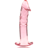 NEBULA SERIES BY IBIZA - MODELL 19 DILDO BOROSILIKATGLAS ROSA 18.5 CM -O- 4 CM