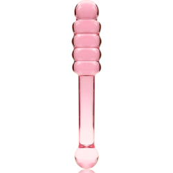NEBULA SERIES BY IBIZA - MODELL 20 DILDO BOROSILIKATGLAS ROSA 20.5 CM -O- 3 CM