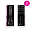 NEBULA SERIES BY IBIZA - MODELL 21 DILDO BOROSILIKATGLAS ROSA 20.5 CM -O- 3.5 CM