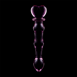 NEBULA SERIES BY IBIZA - MODELL 21 DILDO BOROSILIKATGLAS ROSA 20.5 CM -O- 3.5 CM