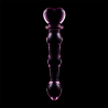 NEBULA SERIES BY IBIZA - MODELL 21 DILDO BOROSILIKATGLAS ROSA 20.5 CM -O- 3.5 CM