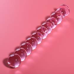 NEBULA SERIES BY IBIZA - MODELL 22 DILDO BOROSILIKATGLAS ROSA 21.5 CM -O- 2.5 CM