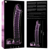 NEBULA SERIES BY IBIZA - MODELL 23 DILDO BOROSILIKATGLAS ROSA 21.5 CM -O- 4 CM