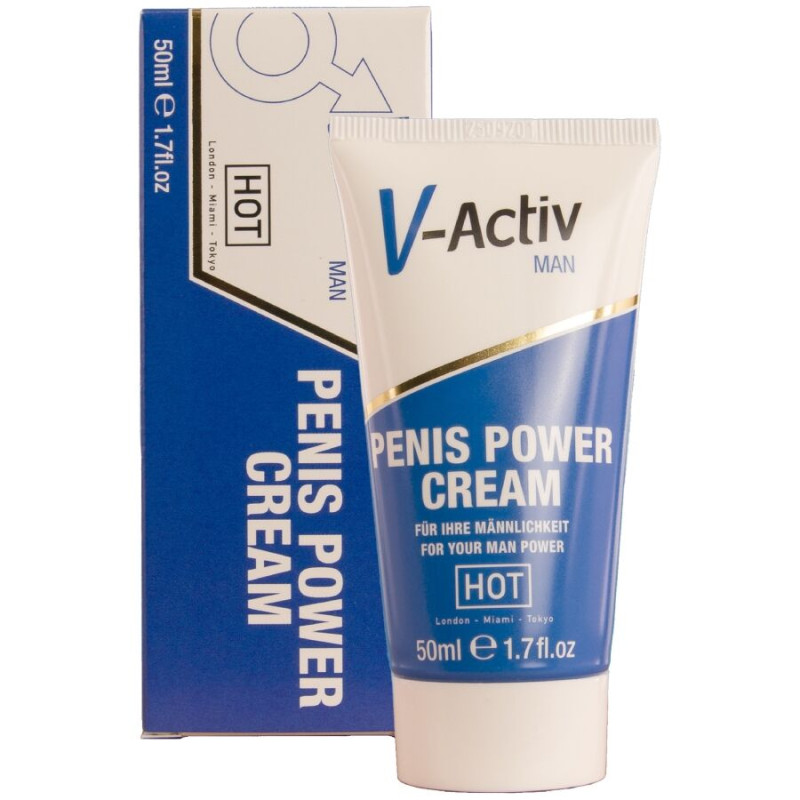HOT - V-AKTIV PENIS POWER CREME FÜR MÄNNER 50 ML