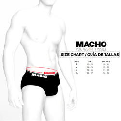 MACHO - MS24B KURZE UNTERHOSE DUNKELBLAU S