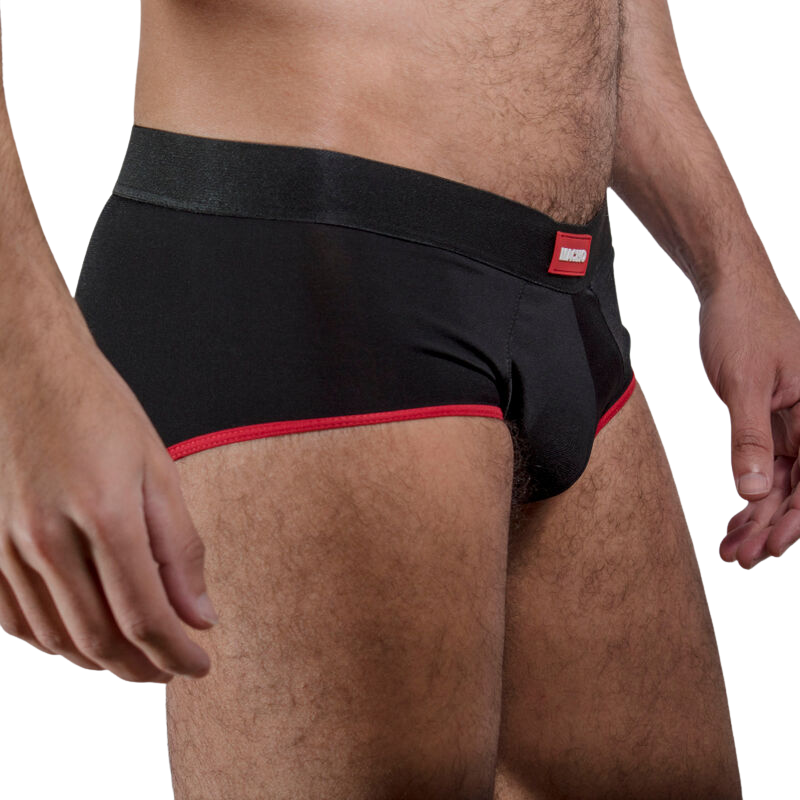 MACHO - MS24R UNTERHOSE DUNKELROT S