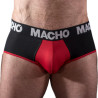 MACHO - MS26N SLIP SCHWARZ/ROT L