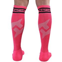 MACHO - LANGE SOCKEN EINHEITSGRÖSSE ROSA