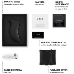 LELO - SONA 3 CRUISE SONIC KLITORALSAGER SCHWARZ