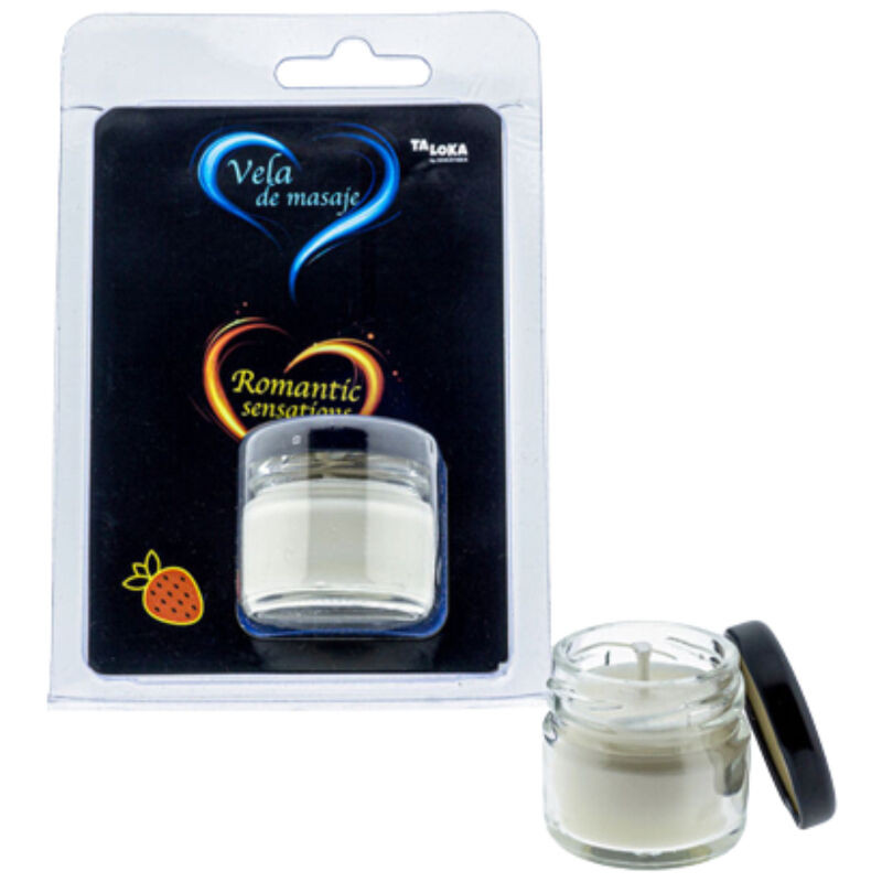 TALOKA - ERDBEER-MASSAGEKERZE