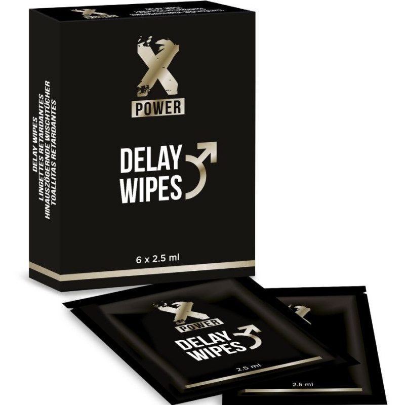 X POWER - DELAY WIPES 6 EINHEITEN
