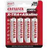 AIWA - X-TRA ALKALINE AAA ALKALINE BATTERIE LR03 BLISTER*4