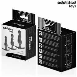 ADDICTED TOYS - 3ER-SET ANALPLUG MODELL 1