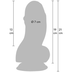 HIDDEN DESIRE - INFERNO FAT BOYS DILDO 19 CM