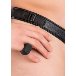 HIDDEN DESIRE - INFERNO VIBRIERENDER PENIS-SLEEVE ZUM AUFSCHNALLEN 16 CM