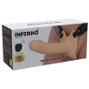 HIDDEN DESIRE - INFERNO VIBRIERENDER PENIS-SLEEVE ZUM AUFSCHNALLEN 16 CM