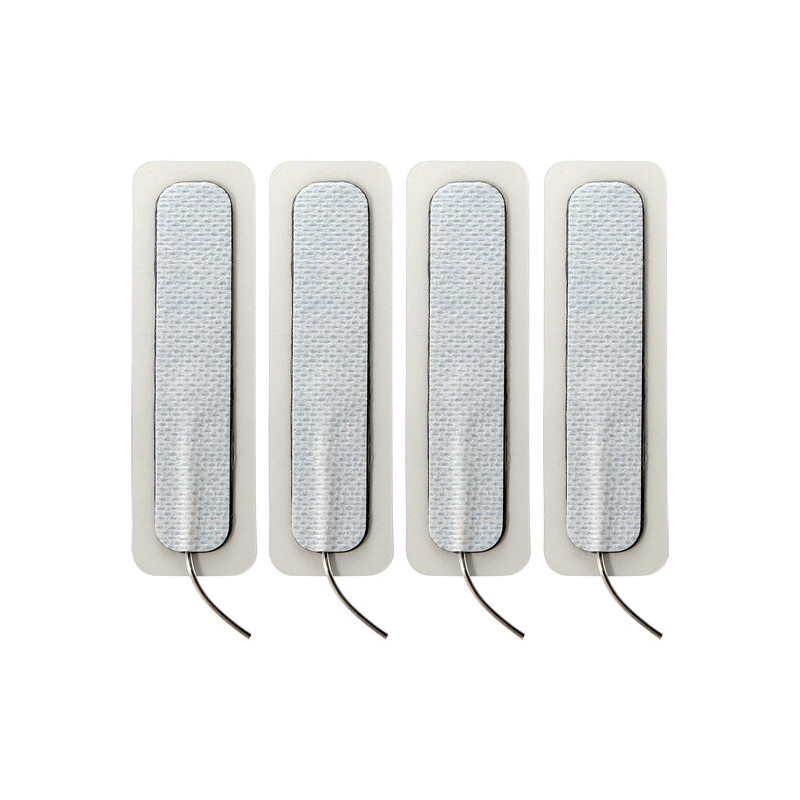 ELECTRASTIM - 4 X LANGE SELBSTKLEBENDE PADS 1.5 CM X 7.5 CM