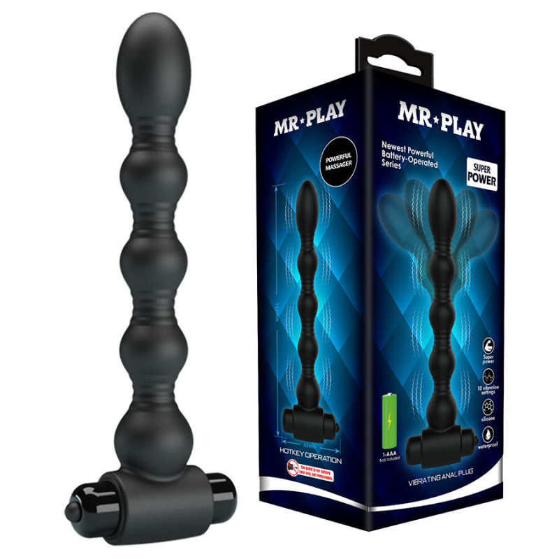 MR PLAY - VIBRIERENDER ANALPLUG-MASSAGER