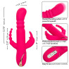 CALEXOTICS - JACK FANTASY DREIFACH BEHEIZTER VIBRATOR RABBIT ROSA