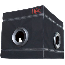 SECRET DOME - KINK CLUB LA NICHE CABIN SCHWARZ & ROT