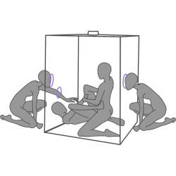 SECRET DOME - KINK CLUB CABIN SCANDALE LILA