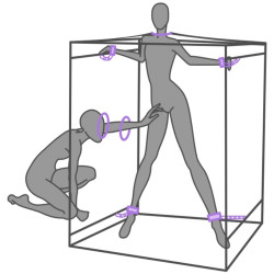 SECRET DOME - KINK CLUB CABIN SCANDALE LILA