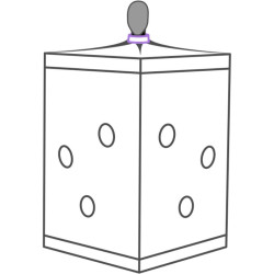 SECRET DOME - KINK CLUB CABIN SCANDALE LILA