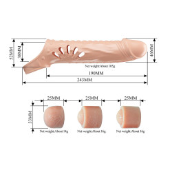 PRETTY LOVE - PENISHÜLLE MIT VERLÄNGERUNGEN
