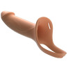PRETTY LOVE - LANDON HARNESS BRIEFS UNIVERSAL STRAP-ON HARNESS MIT HOHEM SILIKONDILDO 16,8 CM FLEISCH
