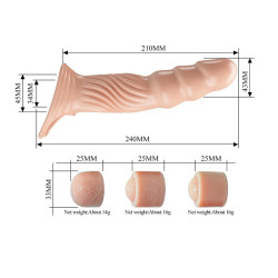 PRETTY LOVE – STRUKTURIERTE PENISHÜLLE MIT VERLÄNGERUNGEN