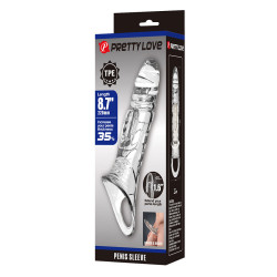 PRETTY LOVE - TRANSPARENTE PENIS-ABDECKUNG