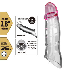 PRETTY LOVE - DARNELL PENIS-COVER MIT TRANSPARENTEM EFFEKT